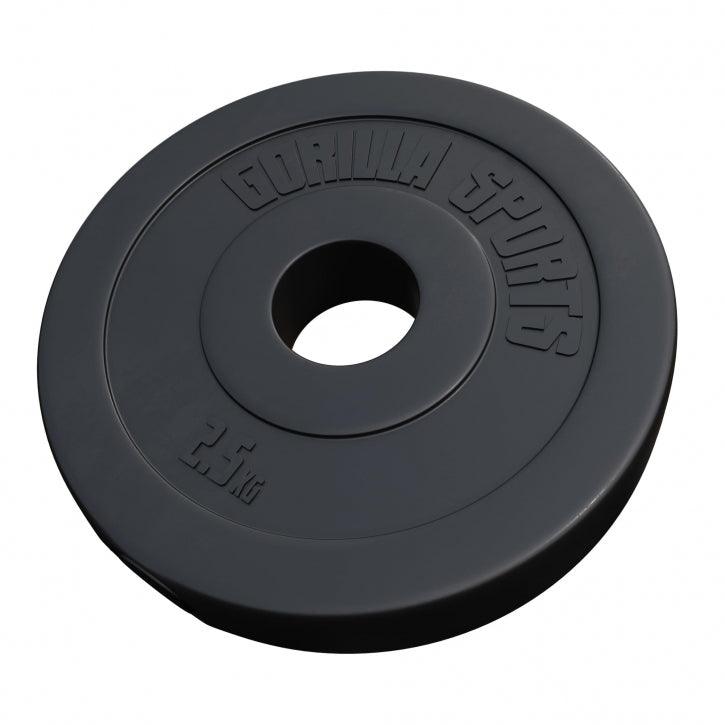 Hantelscheibe Olympia 50/51mm Kunststoff 1.25KG - 15KG - Gorilla Sports Schweiz
