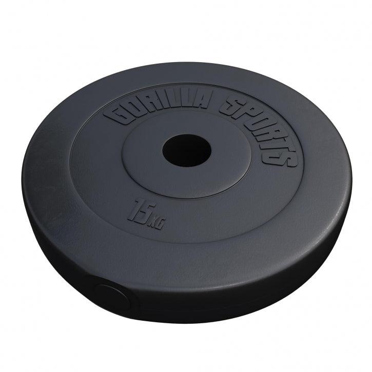 Hantelscheibe Olympia 50/51mm Kunststoff 1.25KG - 15KG - Gorilla Sports Schweiz