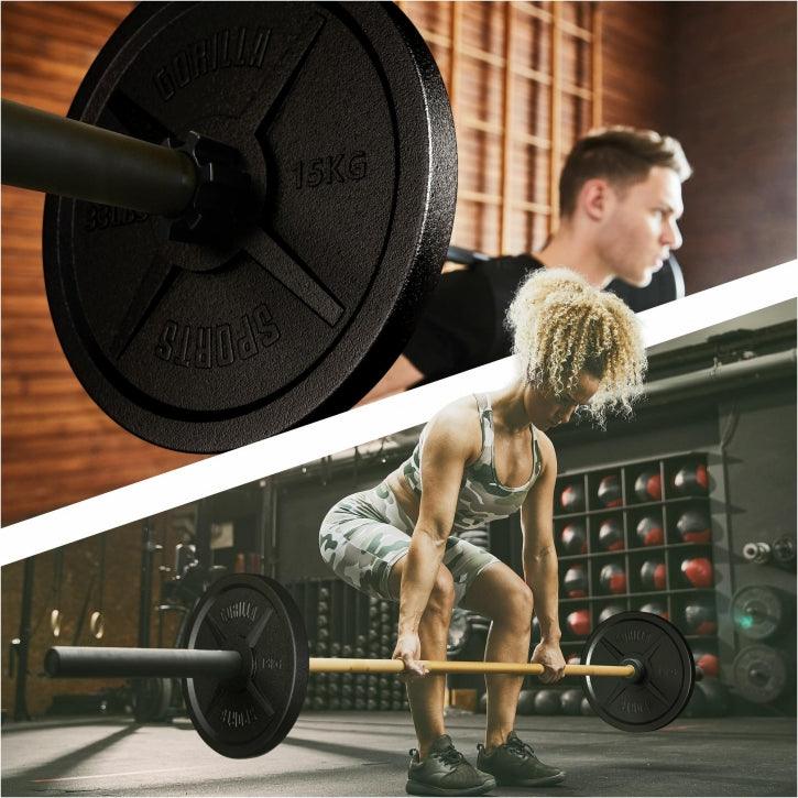 Hantelscheibe Olympia Gusseisen 50/51 mm - Gorilla Sports Schweiz
