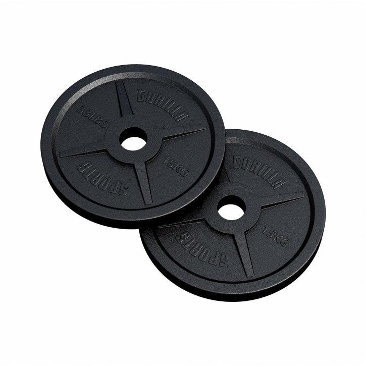 Hantelscheibe Olympia Gusseisen 50/51 mm - Gorilla Sports Schweiz