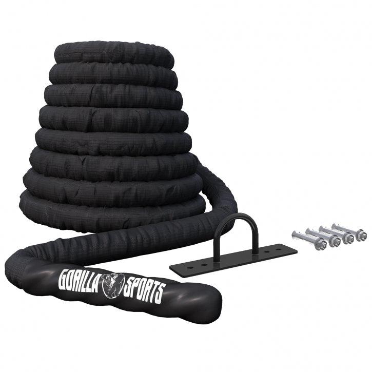 Battle Rope inkl. Wandbefestigung in verschiedenen Längen und Dicken - Gorilla Sports Schweiz