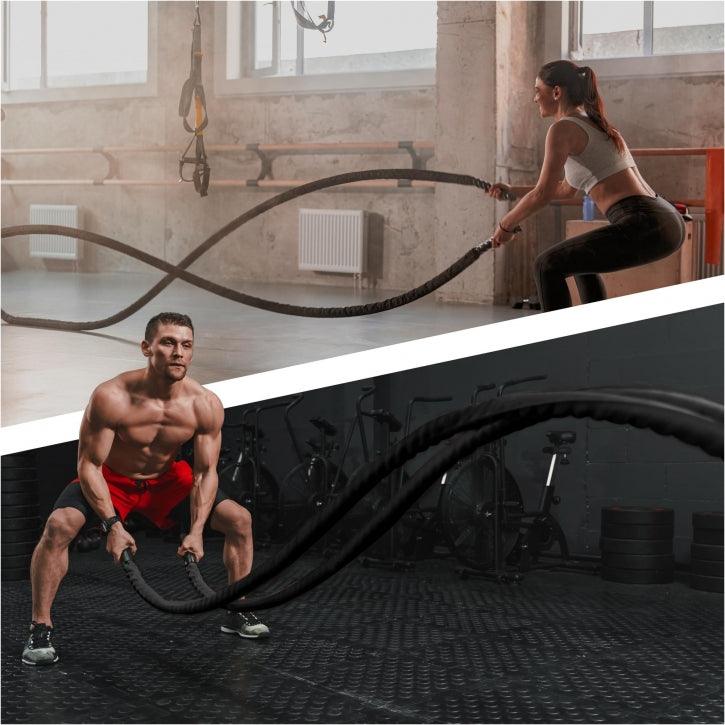 Battle Rope inkl. Wandbefestigung in verschiedenen Längen und Dicken - Gorilla Sports Schweiz