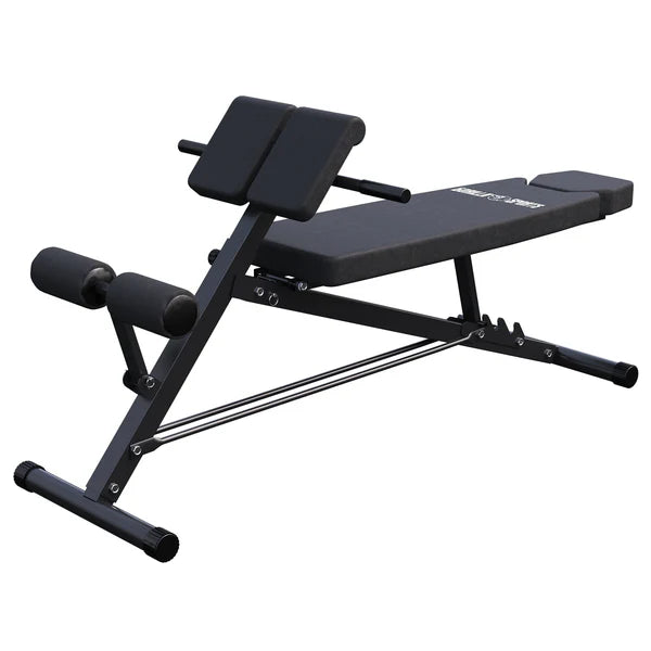 Hantelbank mit Hyperextension - Verstellbar