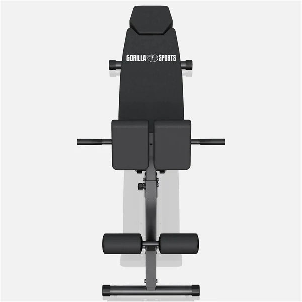 Hantelbank mit Hyperextension - Verstellbar