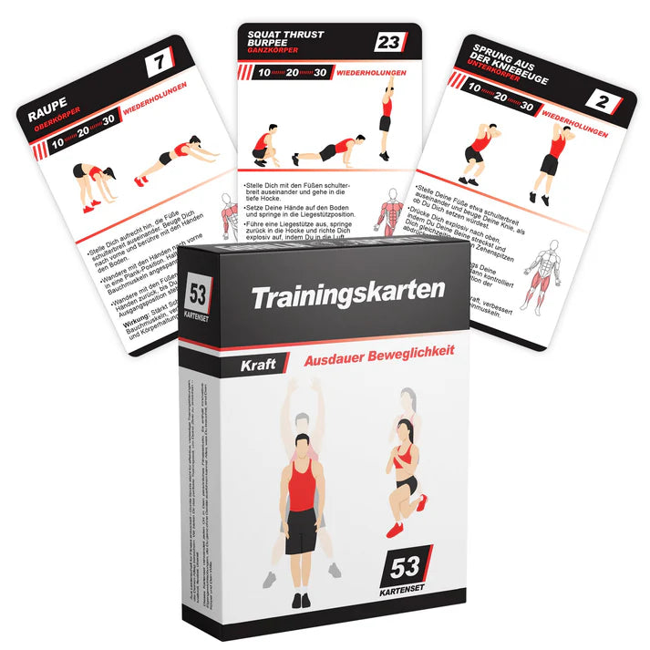 Fitness Trainingskarten