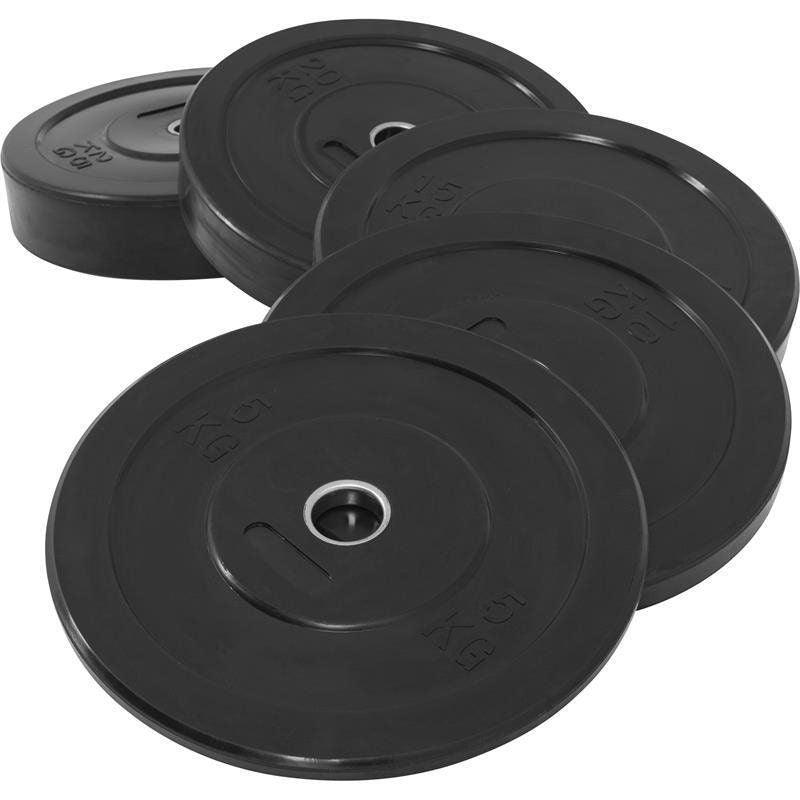 Bumper Plates Set Vollgummi 130 kg - Gorilla Sports Schweiz