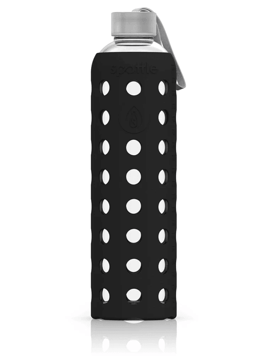 SPOTTLE Glasflasche mit Silikonhülle 1 L - Gorilla Sports Schweiz