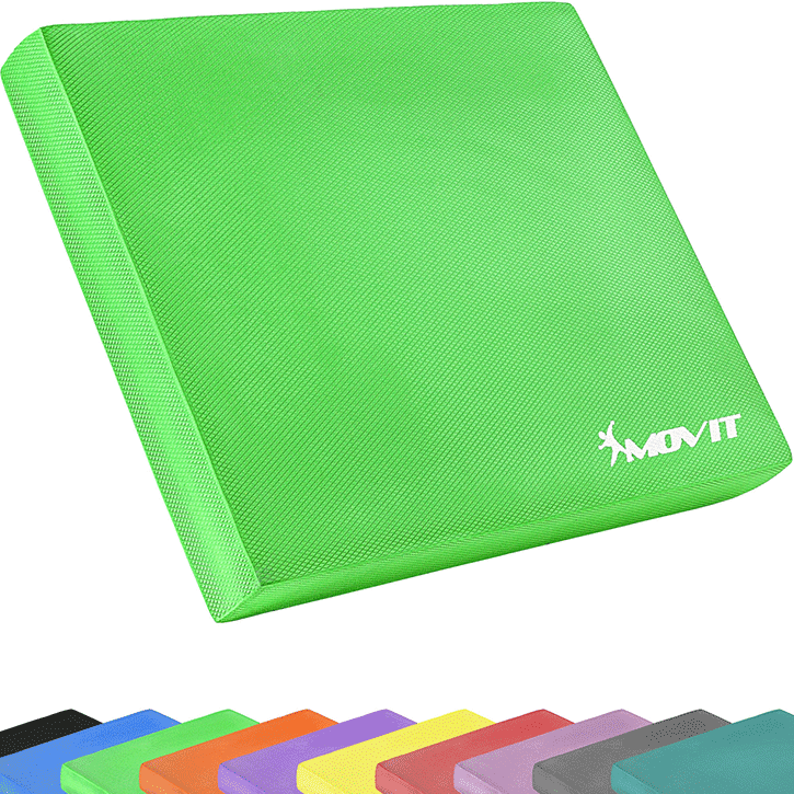 Coussin de siège MOVIT® Balance Pad de différentes couleurs avec bande d'exercice