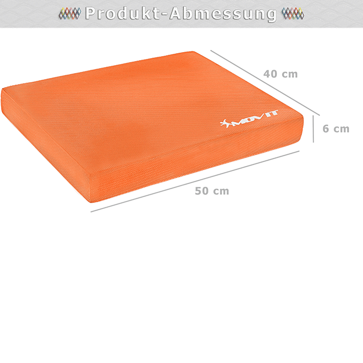 Coussin de siège MOVIT® Balance Pad de différentes couleurs avec bande d'exercice