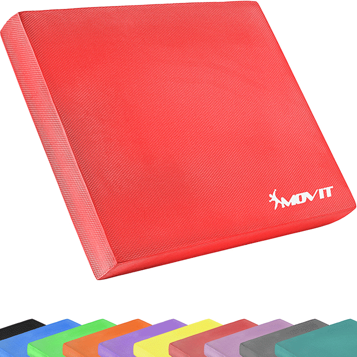 Coussin de siège MOVIT® Balance Pad de différentes couleurs avec bande d'exercice