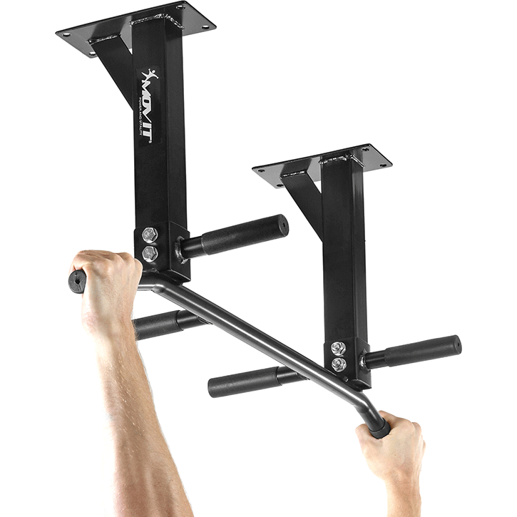 MOVIT Profi Klimmzugstange zur Deckenmontage, Tuerreck weiss - Gorilla Sports Schweiz
