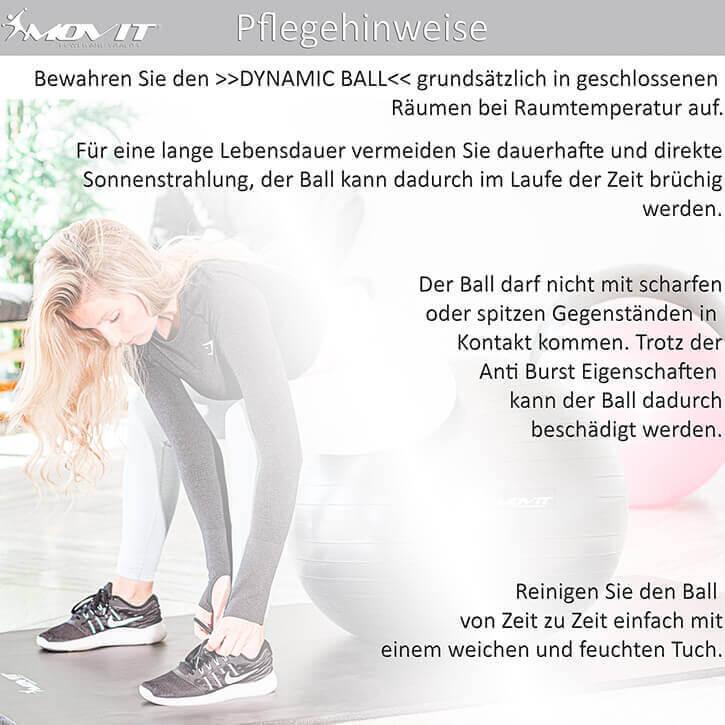 Gymnastikball 75 cm inkl. Pumpe - Gorilla Sports Schweiz