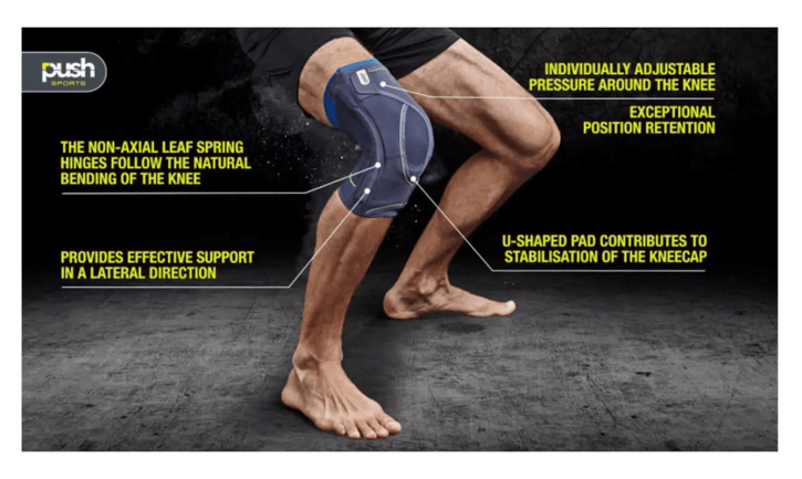 Push Sports Kniebandage S - XL - Gorilla Sports Schweiz