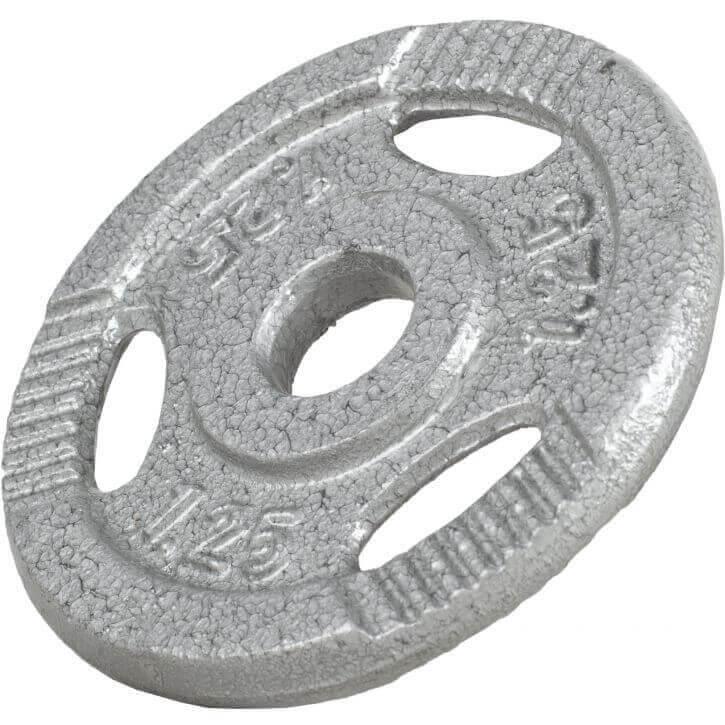 Kurzhantelset Gusseisen Gripper 30 kg Silber - Gorilla Sports Schweiz