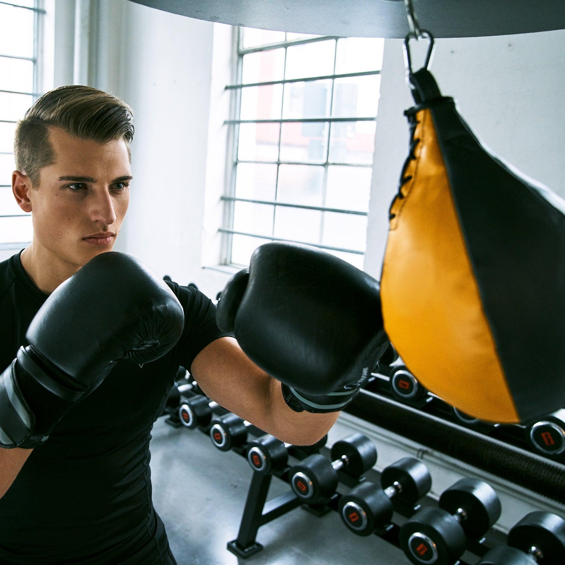 Boxstation inkl. Boxsack und Punching Ball E-Series - Gorilla Sports Schweiz