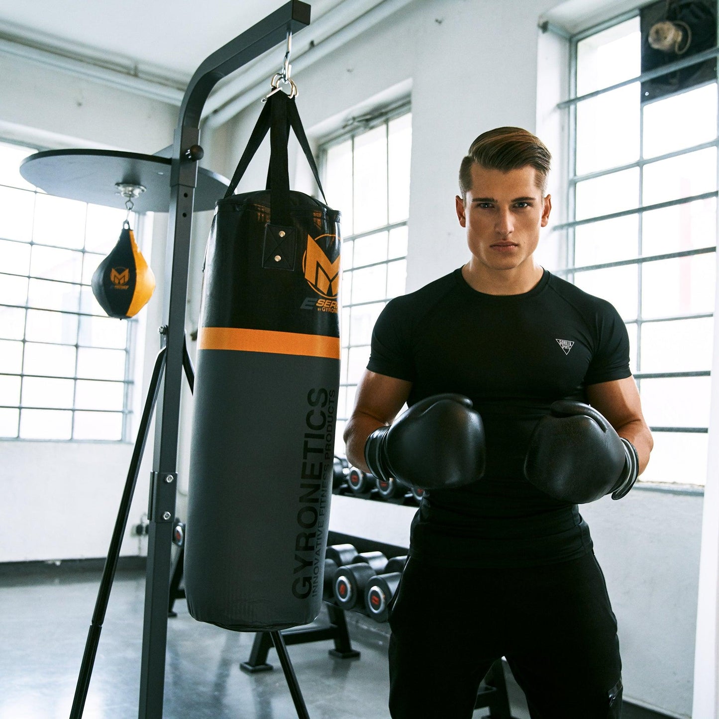 Boxstation inkl. Boxsack und Punching Ball E-Series - Gorilla Sports Schweiz