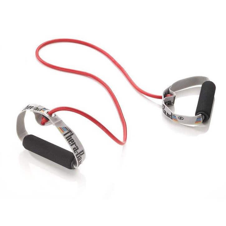Thera Band Bodytrainer Tubing - 1.4m mit Schaum-Griffen - Gorilla Sports Schweiz