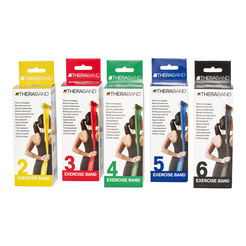 Thera Band in Reissverschlusstasche 2.5m - Gorilla Sports Schweiz