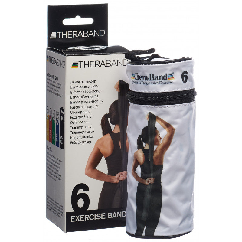 Thera Band in Reissverschlusstasche 2.5m - Gorilla Sports Schweiz