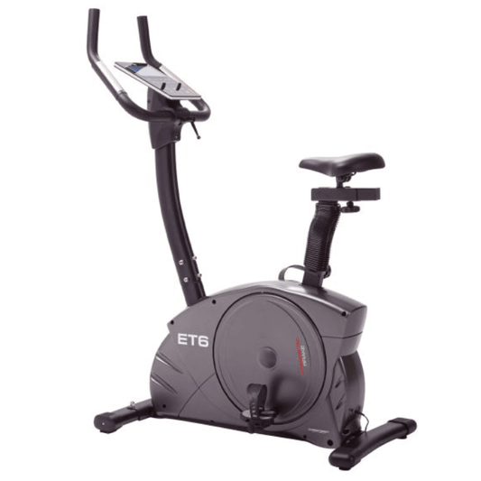 Hometrainer Ergometer ET 6 Schwarz - Gorilla Sports Schweiz