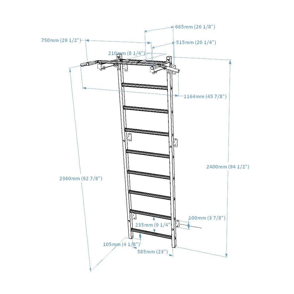 BenchK Sprossenwand System 721B - Gorilla Sports Schweiz