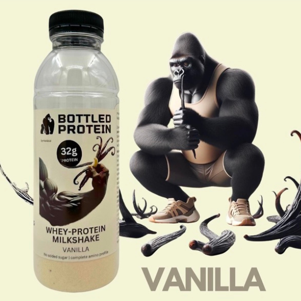 Bottled Whey-Protein Milkshake - Gorilla Sports Schweiz