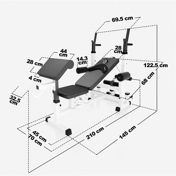 Kraftstation Universal Kunststoff-Grip 100 kg - Gorilla Sports Schweiz