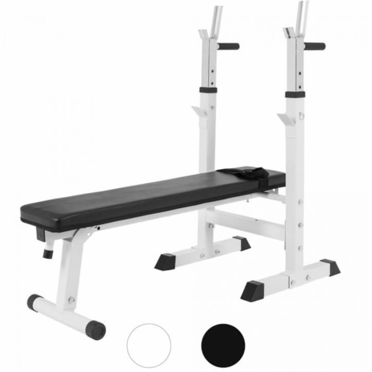 Hantelbank mit Ablage Kunststoff-Grip 100 kg - Gorilla Sports Schweiz