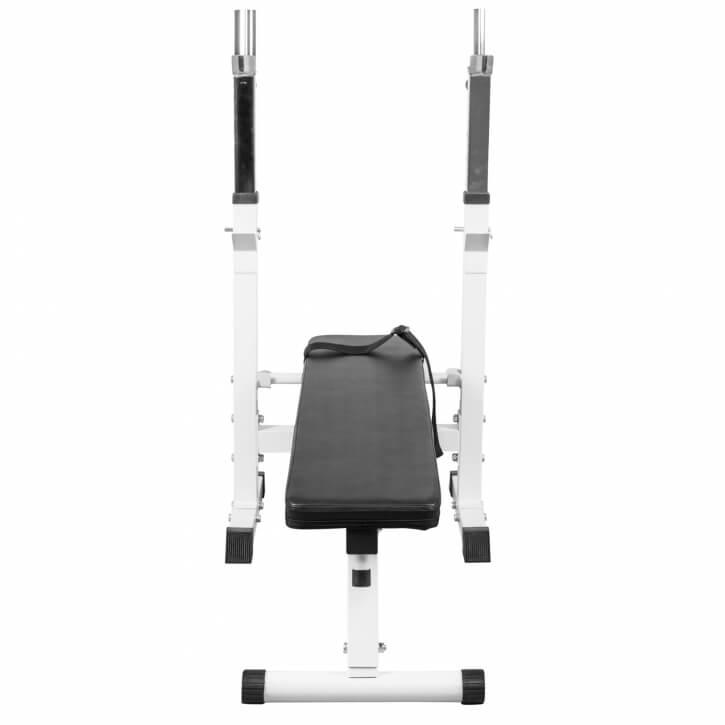 Hantelbank mit Ablage Kunststoff-Grip 100 kg - Gorilla Sports Schweiz