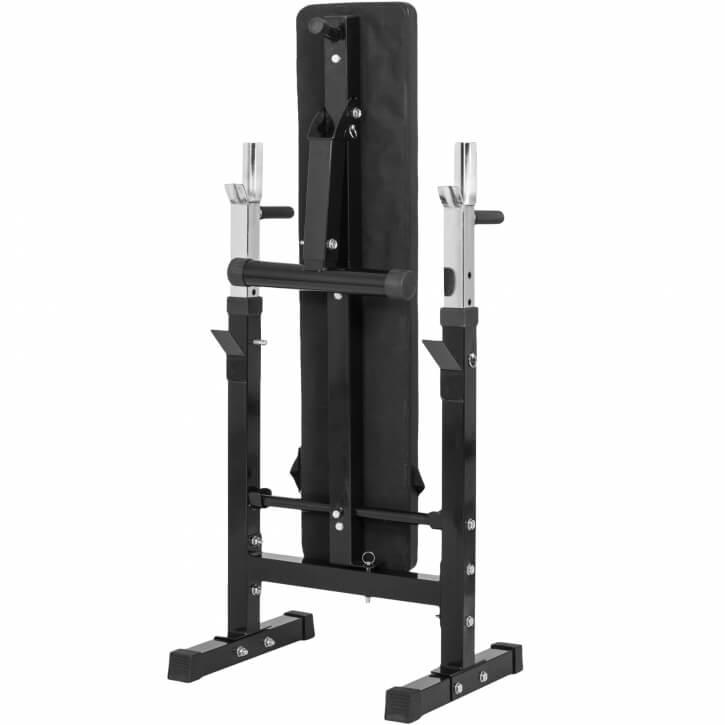 Hantelbank mit Ablage Kunststoff-Grip 100 kg - Gorilla Sports Schweiz
