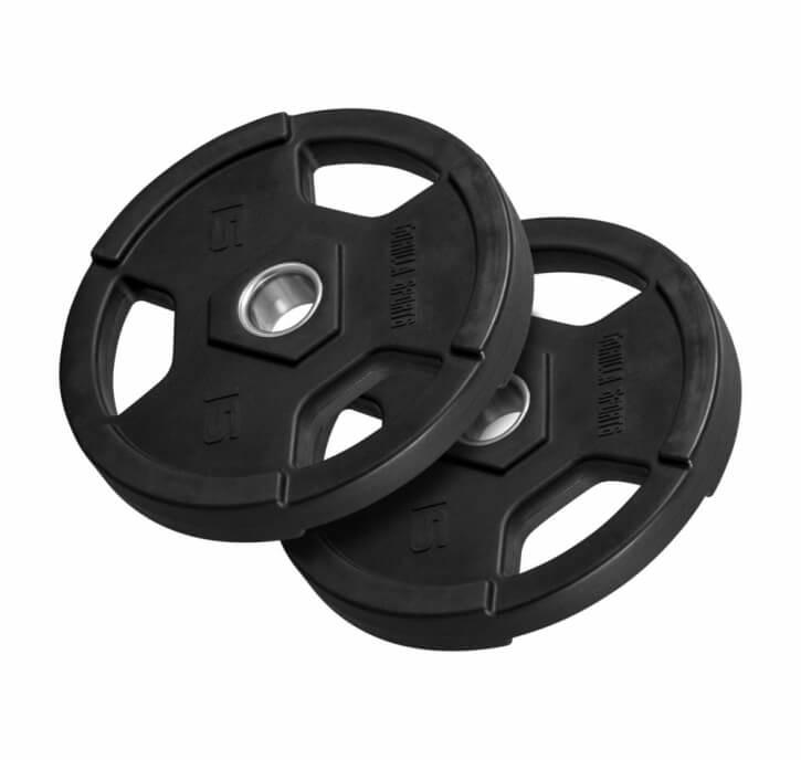 Hantelscheibe Profi 50/51mm Olympia Kunststoff Gripper 1.25-25 KG - Gorilla Sports Schweiz