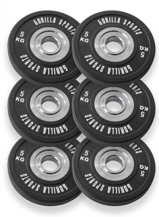 Bumper Plates Profi 50/51 mm 5-25 KG - Gorilla Sports Schweiz