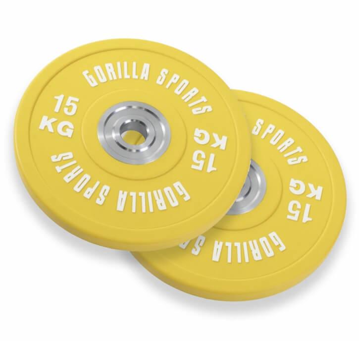 Bumper Plates Profi 50/51 mm 5-25 KG - Gorilla Sports Schweiz