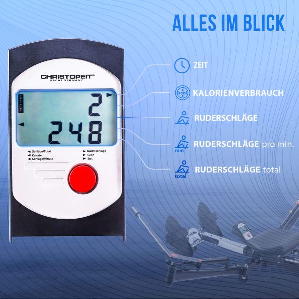 Rowing machine Accord - Gorilla Sports Schweiz