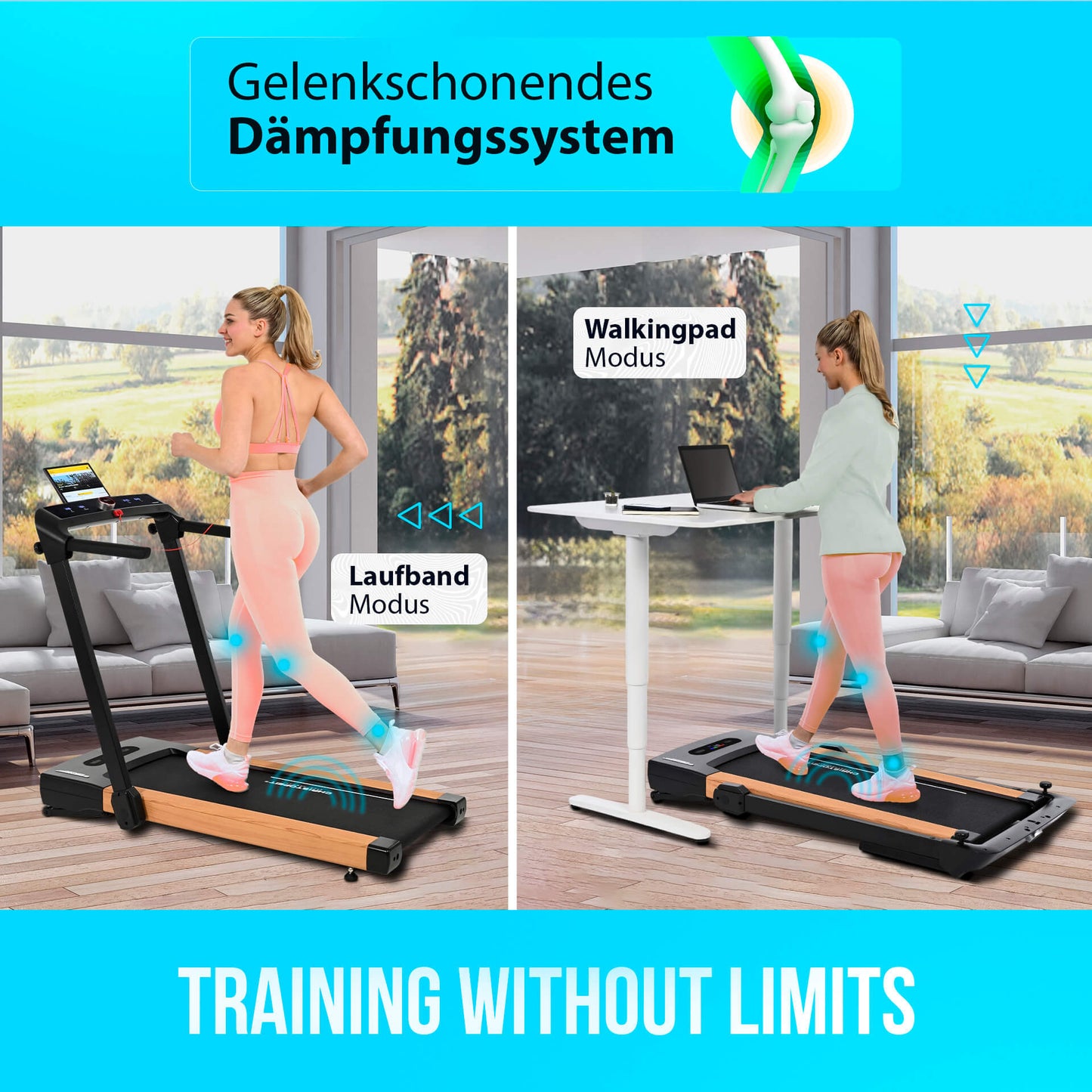 Treadmill 2 in 1 S