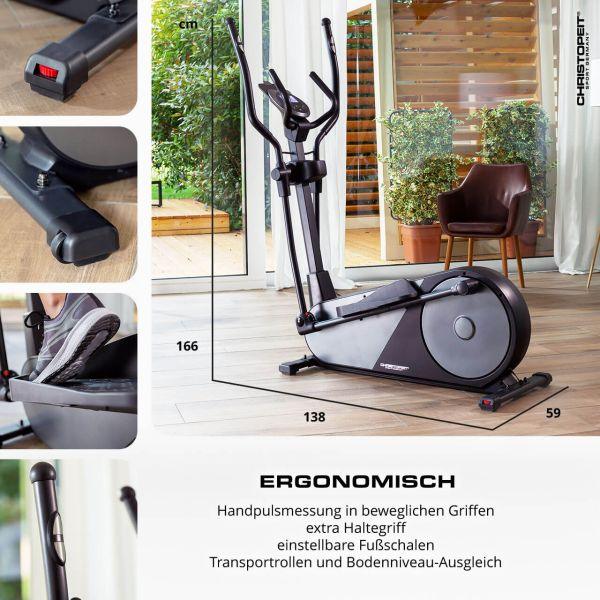 Crosstrainer Ergometer EL 8000 - Gorilla Sports Schweiz