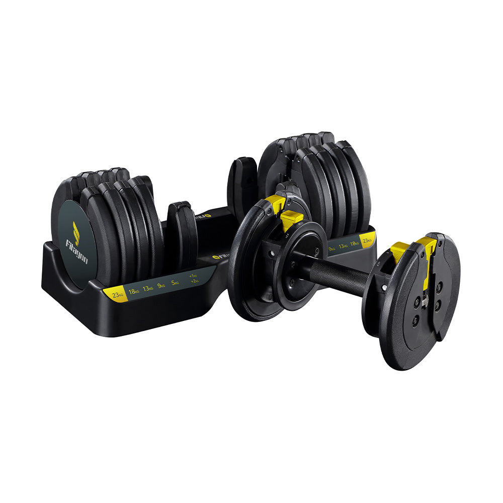 Fitagon Verstellbare Kurzhantel Flex (Schwarz)