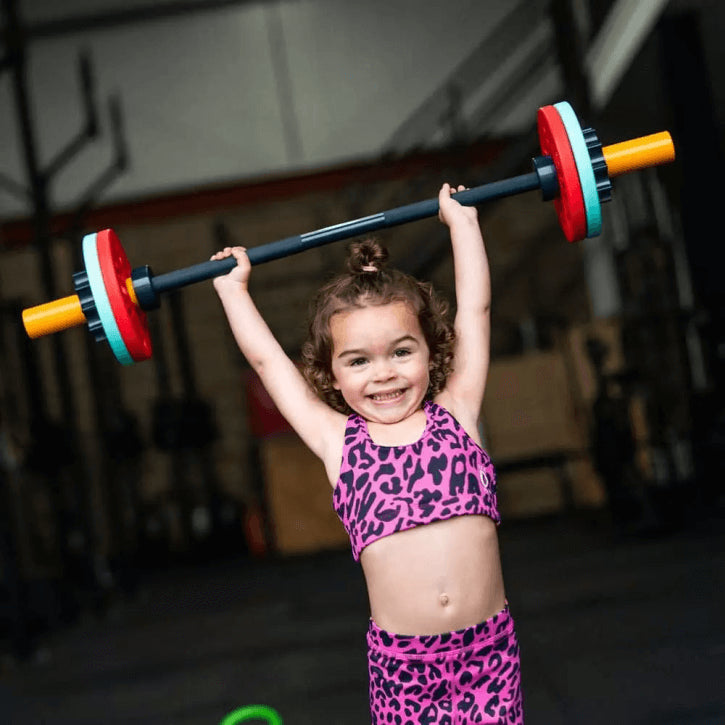 Fit Kidz Barbell & Bumper Plate Set - Gorilla Sports Schweiz