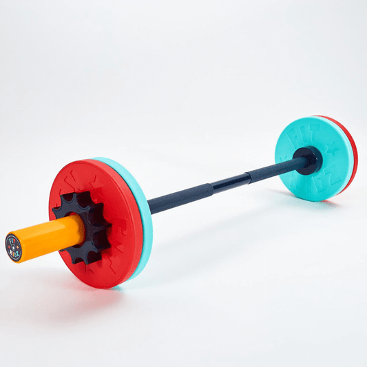 Fit Kidz Barbell & Bumper Plate Set - Gorilla Sports Schweiz