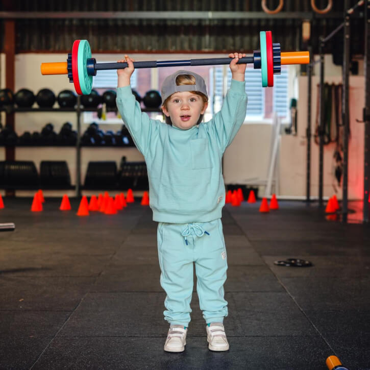 Fit Kidz Barbell & Bumper Plate Set - Gorilla Sports Schweiz