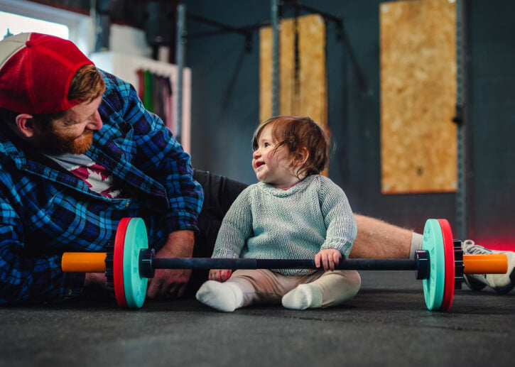 Fit Kidz Barbell & Bumper Plate Set - Gorilla Sports Schweiz