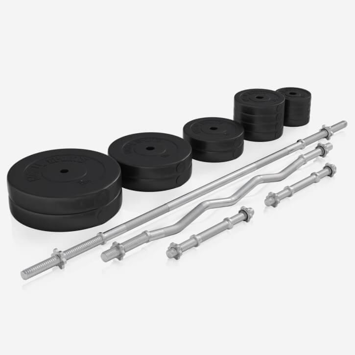Kraftstation Universal Kunststoff 100 kg weiss - Gorilla Sports Schweiz