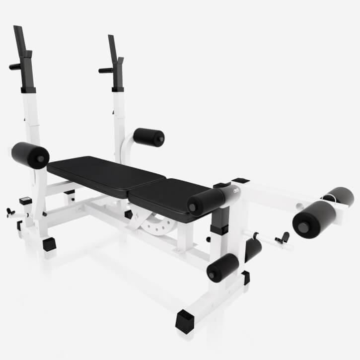 Kraftstation Universal Kunststoff 100 kg weiss - Gorilla Sports Schweiz