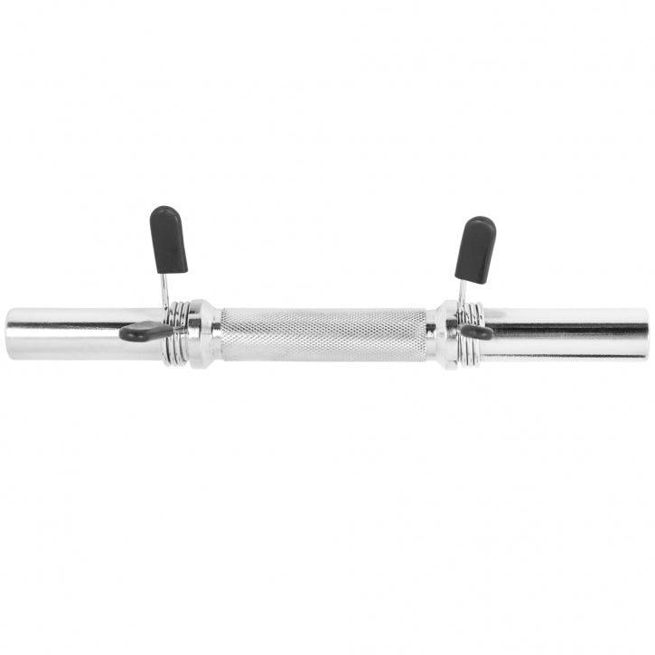 Kurzhantelstange Chrom 35 cm mit Federverschluss - Gorilla Sports Schweiz