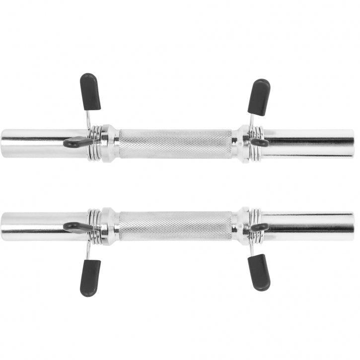 Kurzhantelstange Chrom 35 cm mit Federverschluss - Gorilla Sports Schweiz
