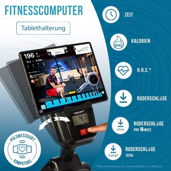 Rudergerät RW 1000 - Gorilla Sports Schweiz