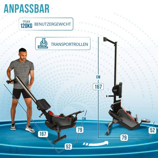 Rudergerät RW 1000 - Gorilla Sports Schweiz