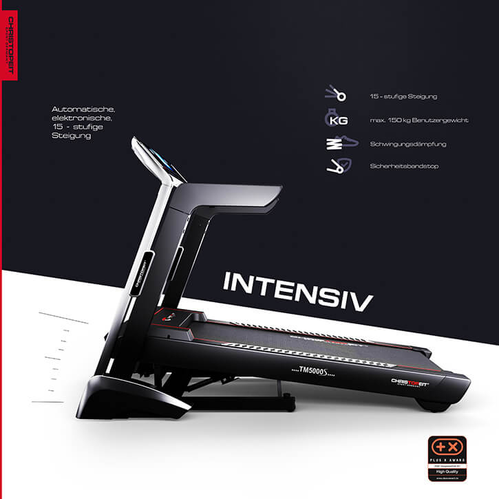 Laufband TM 5000S - Gorilla Sports Schweiz