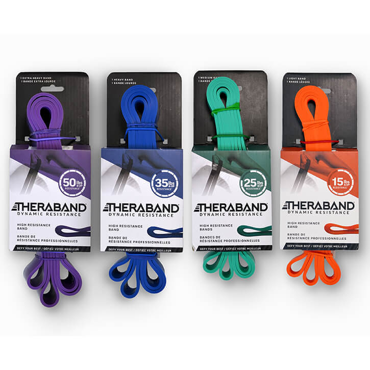 Theraband Hochwiderstandsband orange (leicht) - Gorilla Sports Schweiz