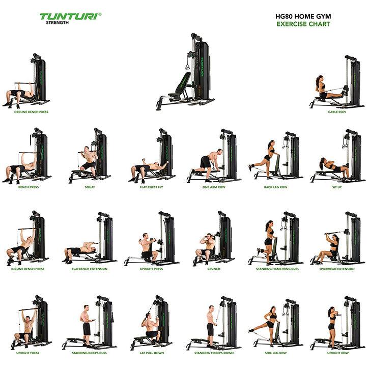 Tunturi Home Gym HG80 - Gorilla Sports Schweiz